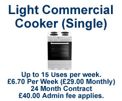Light Commercial Cooker - Single Oven